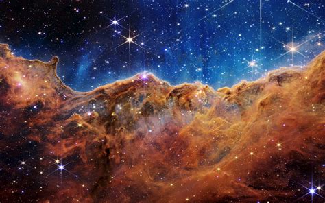 Carina Nebula Wallpaper 4K, Cosmic Cliffs