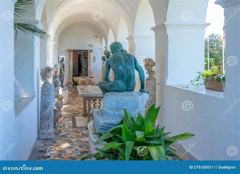 Anacapri, Italy, May 20, 2022: Sculptures at Villa San Michele a ...