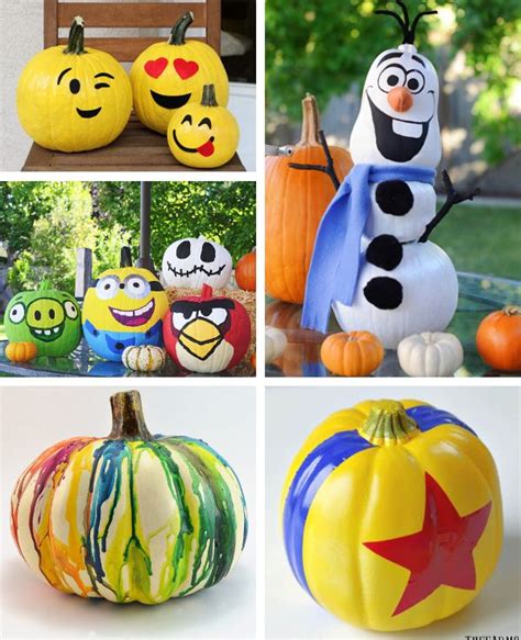 Easy Pumpkin Painting Ideas For Kids