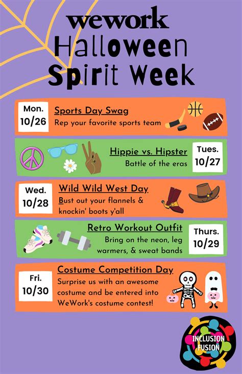 Halloween Spirit Week — Inclusion Fusion