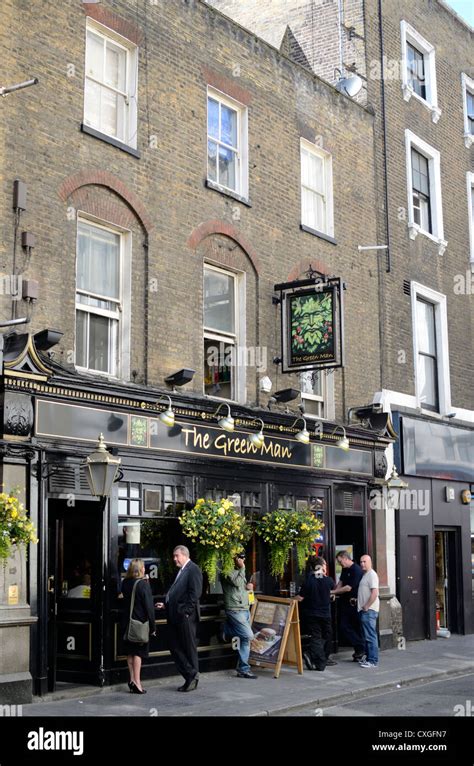 The Green Man pub in Berwick Street, Soho, London, England Stock Photo ...