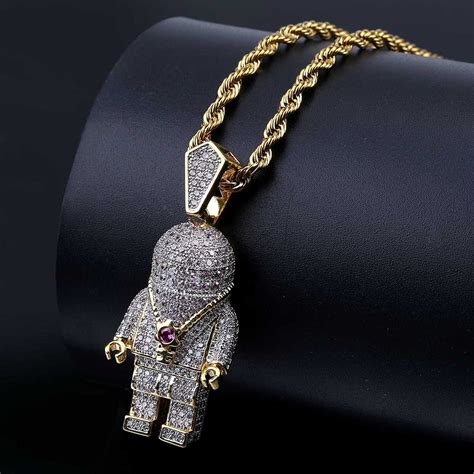 Wholesale Iced Out Pendant Luxury Designer Necklace Hip Hop Jewelry ...