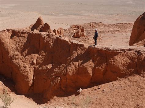 At the Flaming Cliffs in Mongolia's Gobi - Stone Horse Mongolia