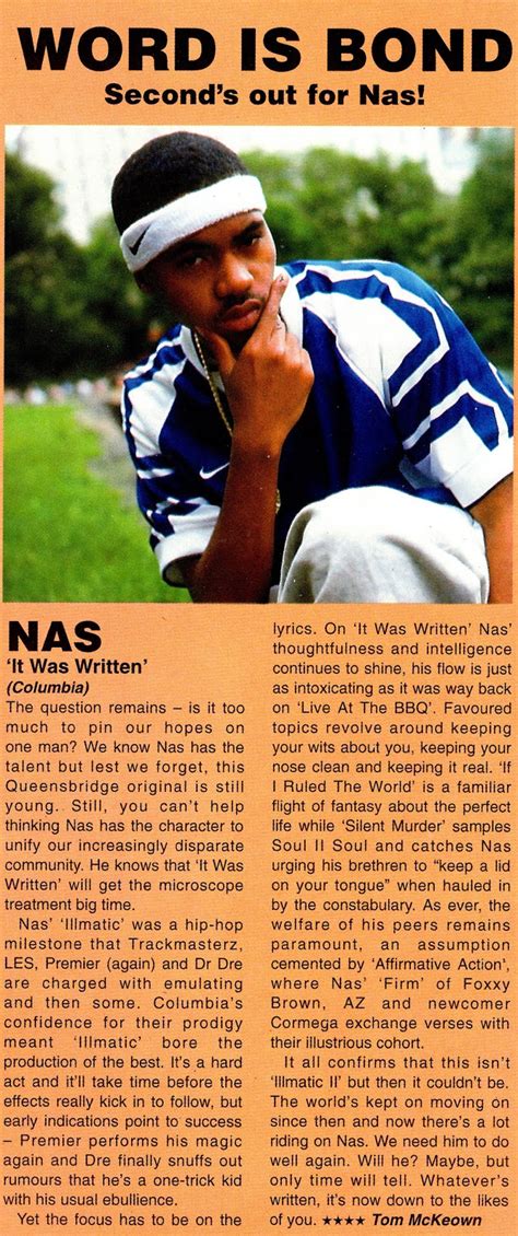 HipHop-TheGoldenEra: Album Review : Nas - It Was Written - 1996