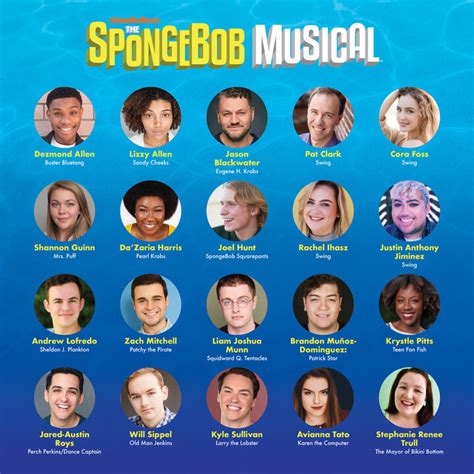 Spongebob The Musical Cast 2024 - Star Katine