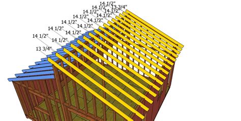 20x20 Clerestory Shed Roof Plans | MyOutdoorPlans | Free Woodworking ...