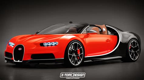 Bugatti Chiron Grand Sport Roadster Rendering Looks Cool - autoevolution