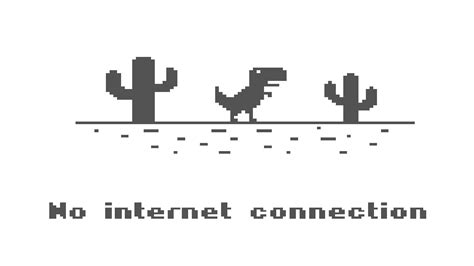 No Internet (Chrome Dino Game) - YouTube