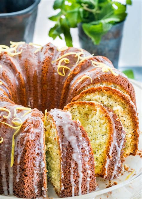 Lemon Poppyseed Bundt Cake Recipe - The Cake Boutique