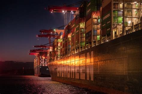 Port Container Ship Night Cargo - Free photo on Pixabay