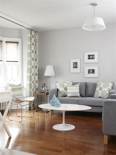 Light Grey Living Room | Houzz