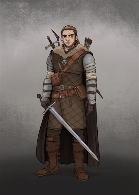 Aubrey Postier - Witcher D&D Character Art