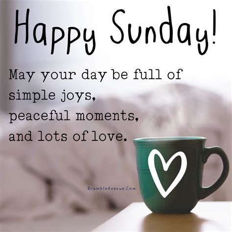 HAPPY SUNDAY | COFFEE MUG IMAGE | QUOTE - Bramble Avenue