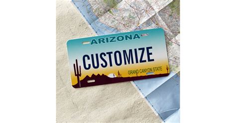 Arizona Custom License Plate | Zazzle