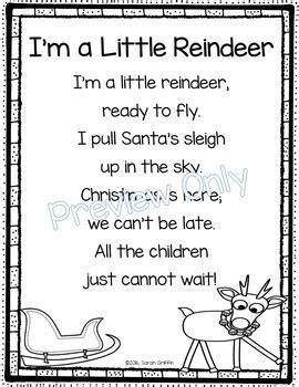 I'm a Little Reindeer - Christmas Poem for Kids by Little Learning Corner