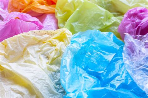 Colorful of plastic bags stock photo. Image of isolated - 130500970