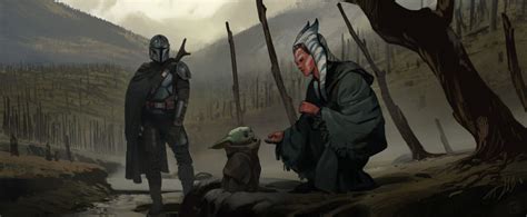 See the awesome concept art for Ahsoka in The Mandalorian Chapter 13