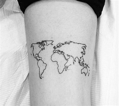 Old World Map Tattoo | Bruin Blog