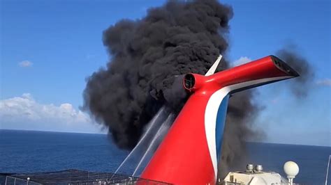 Carnival cruise ship catches fire in Turks & Caicos