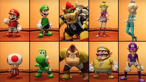 All Playable Characters in Mario Strikers Battle League - Prima Games