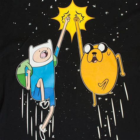 Adventure Time Jake And Finn Fist Bump T-Shirt