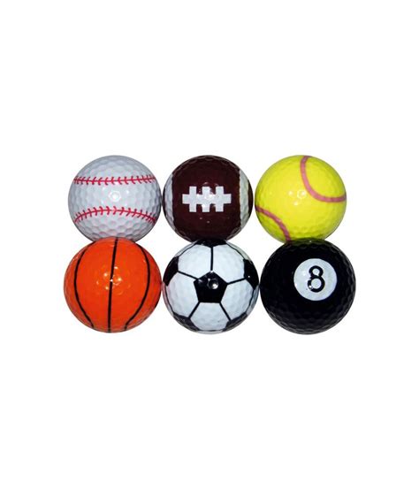 Novelty Sports Golf Balls (6 Balls) | GolfOnline