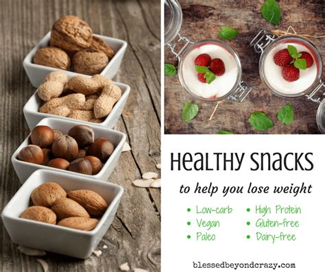 Healthy Snacks to Help You Lose Weight - Allergy Friendly List