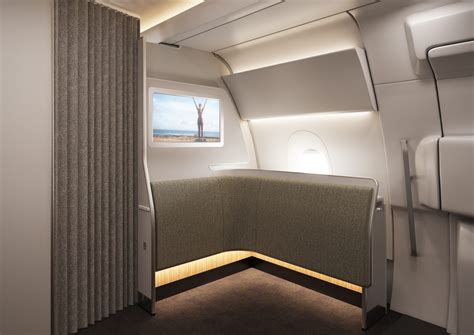 Qantas Unveils a Wellness Zone as Part of Its A350 Cabin Design