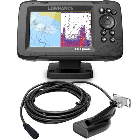 Sporting Goods Lowrance Hook Reveal 5 Fishfinder & Mid/High CHIRP ...