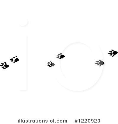 Animal Tracks Clipart #1220910 - Illustration by Picsburg