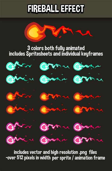 Pin by ye ming on FX | Pixel art tutorial, Fireball, Animation