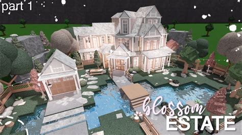 Bloxburg: Blossom Estate - Part 1 | Speed Build - YouTube | Unique ...