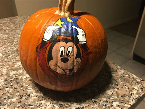 Mickey Mouse | Painted pumpkins, Pumpkin carving, Carving