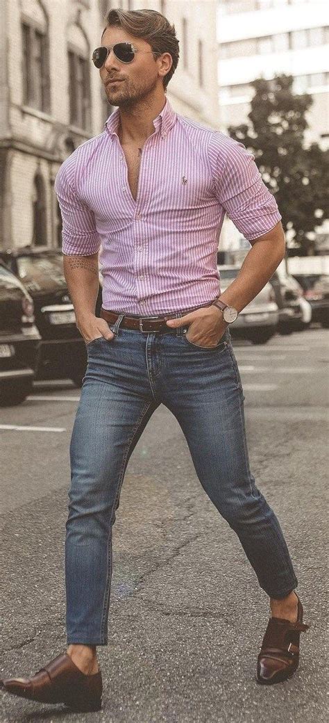 10 Ways To Master Tuck In Shirt Trend This Season | Shirt outfit men ...