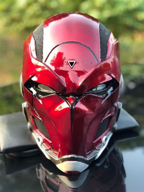 Casco de resina Shadowdazer V7 HQ de la capucha roja | Etsy | Helmet ...