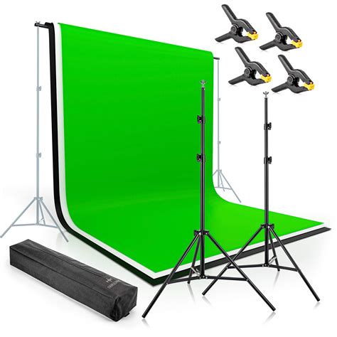 Buy Professional Studio Green Screen Backdrops Kit - 2x3m Green Screen ...