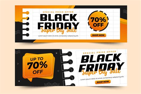 Black Friday Sale Banner Design Template 13308096 Vector Art at Vecteezy