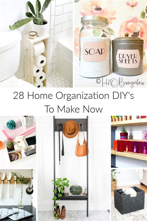 28 Super Creative DIY Home Organization Ideas - H2OBungalow