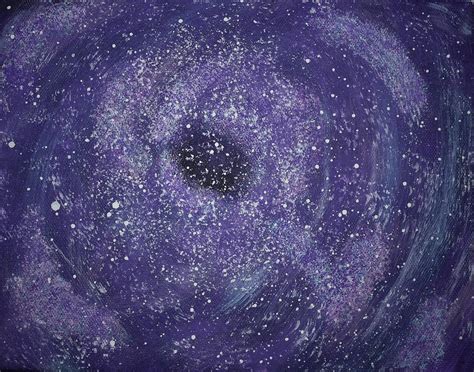 Purple Galaxy Painting by Kristy Evans - Fine Art America