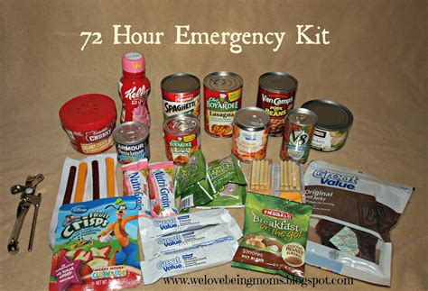 We Love Being Moms!: 72 Hour Emergency Kit