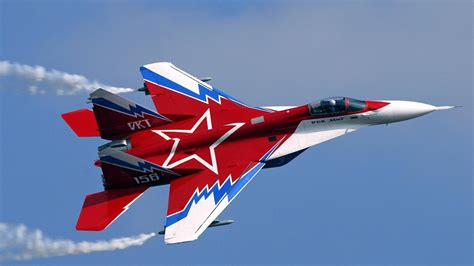 White and red fighter jet, army, mig-29, aircraft, military HD ...