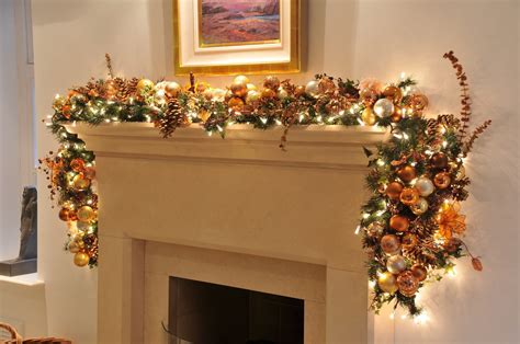 Christmas Fireplace Garland Ideas – InspirationSeek.com