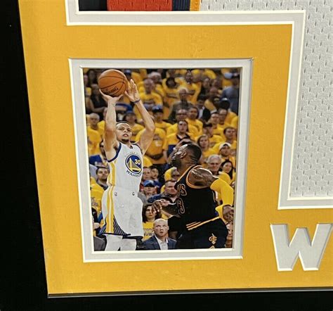 Steph Curry Signed Framed M&N 2009/2010 Rookie Year Golden State ...