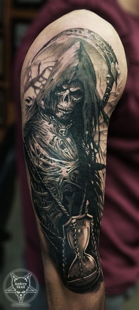 grim reaper by AndreySkull on DeviantArt Evil Skull Tattoo, Evil ...