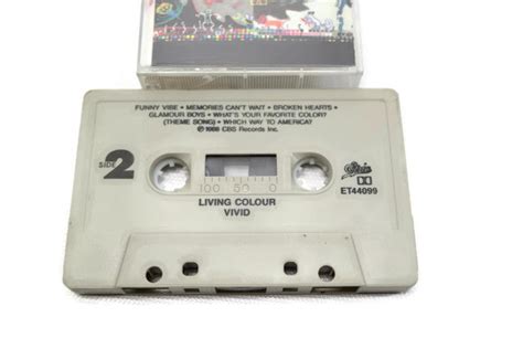 LIVING COLOUR - Vintage Cassette Tape - VIVID – The Vintedge Co.