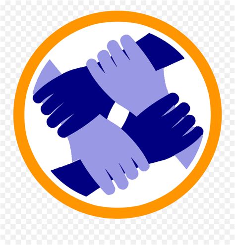 Handshake Clipart Helping Hand - Helping Hand Icon Png Emoji,Hand Shake ...