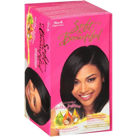 Soft & Beautiful Regular No-Lye Ultimate Conditioning Relaxer System ...