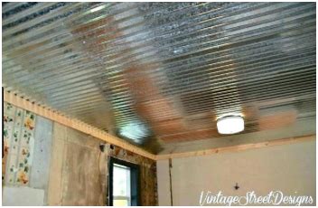 Cover Your Hideous Ceiling with Metal Ceiling Tiles - Decorative ...