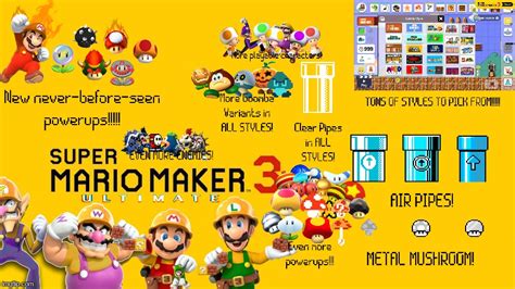 The new and improved Super Mario Maker 3 ULTIMATE! Original post made ...