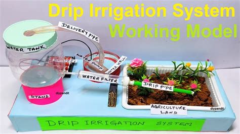 drip irrigation system working model science project for science ...